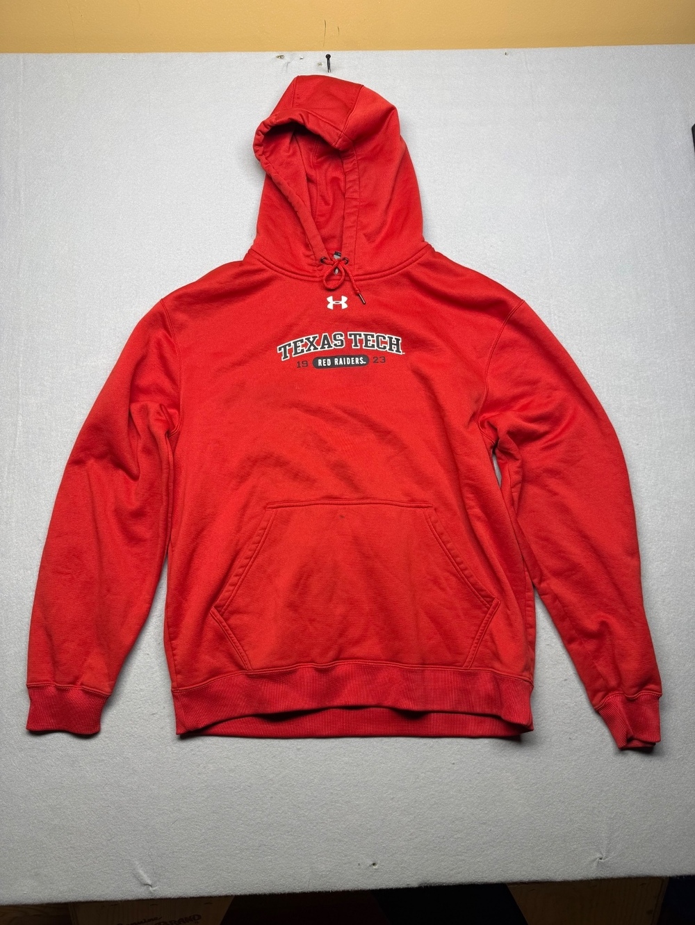 Texas Tech Under Armour Hoodie Men's Large Red NCAA Football